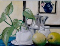 Stll life with Margaret Preston Print